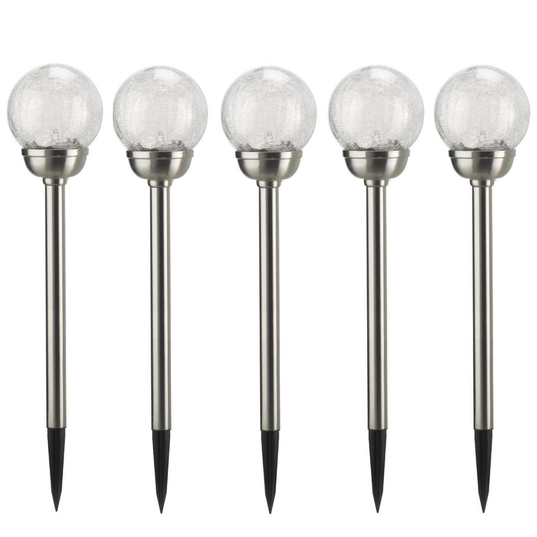 Classic Majestic Stainless Steel ⸱ solárne svietidlo (sada 5ks)