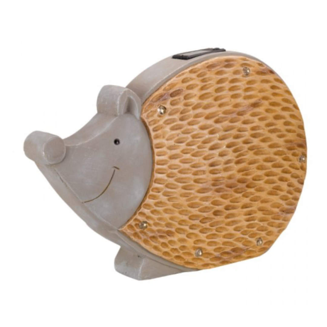 Woodstone Hedgehog ⸱ záhradná figúrka ježka so solárnym svetlom