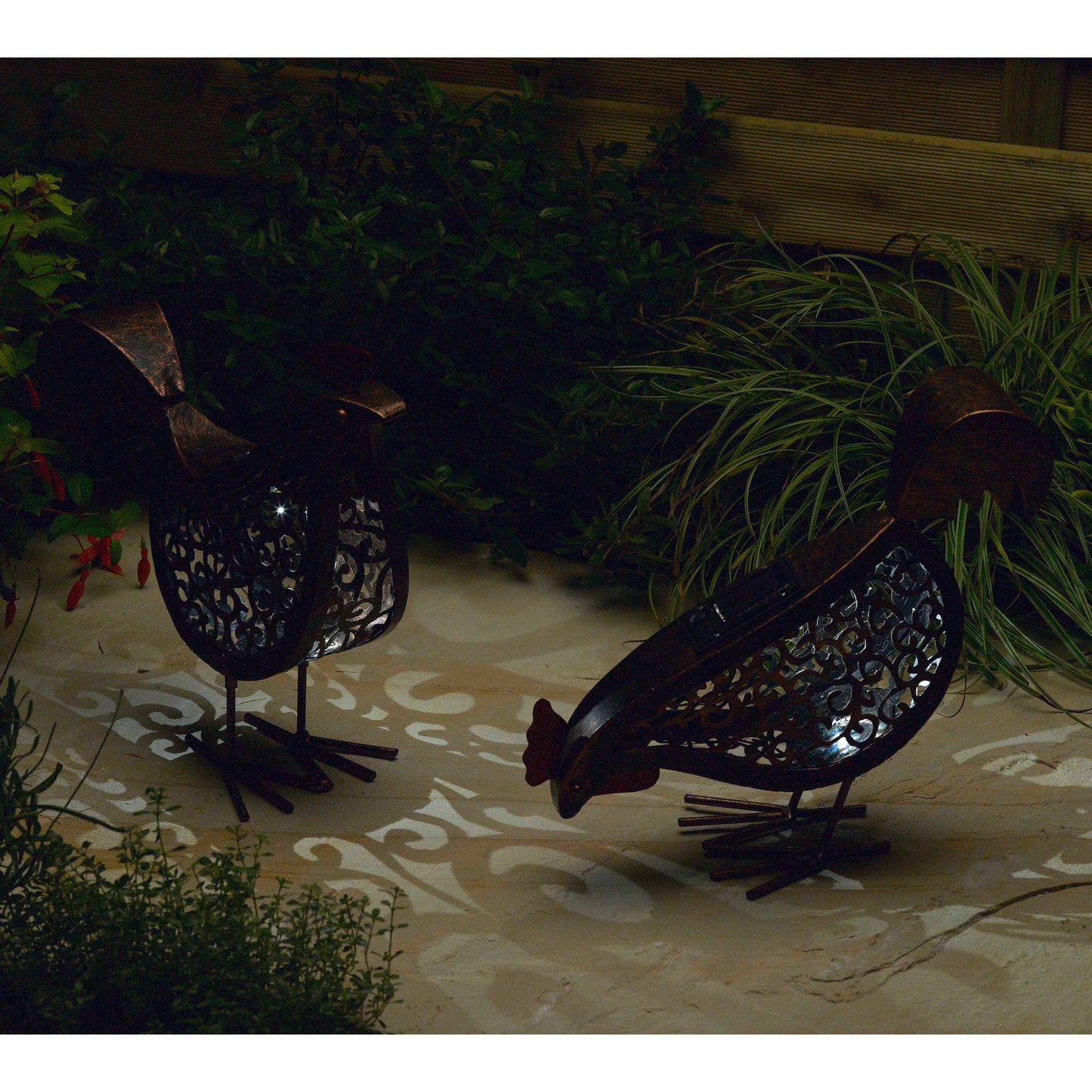 Silhouette Hens ⸱ solárna dekorácia (sada 2ks)