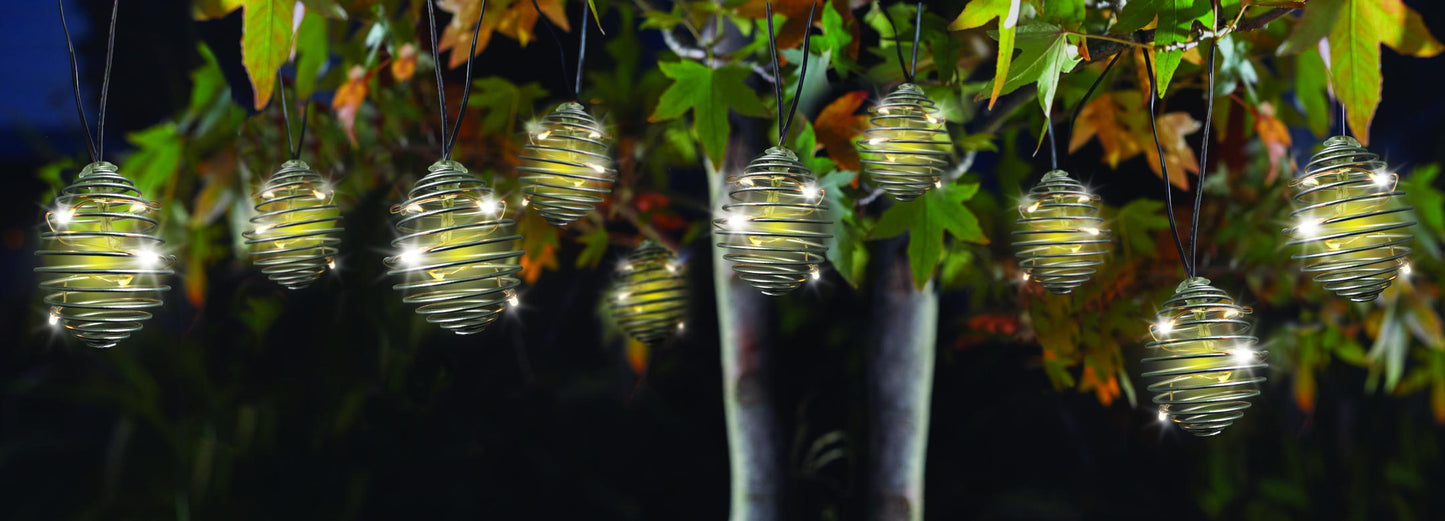 10 SpiraLight String Lights ⸱ solárna svetelná reťaz