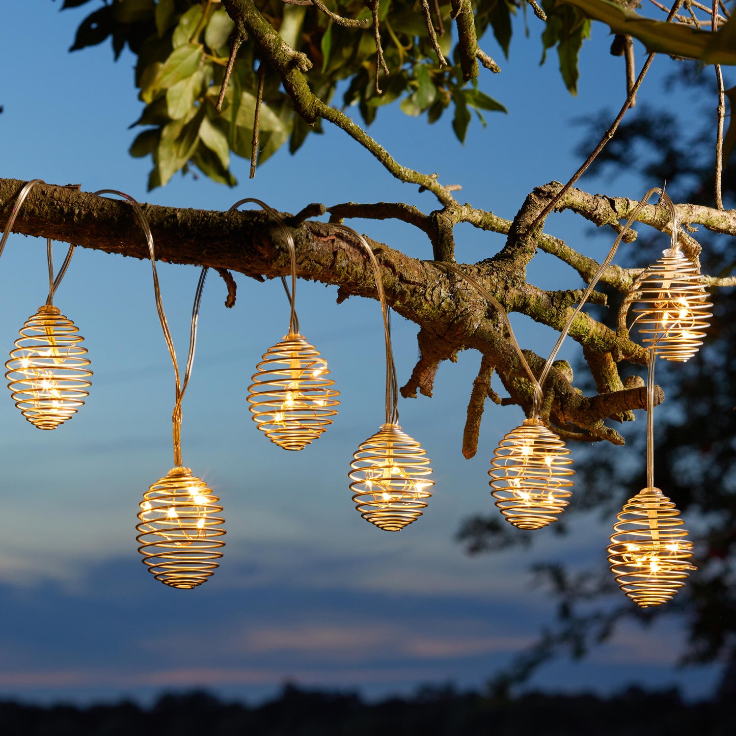 10 SpiraLight String Lights ⸱ solárna svetelná reťaz