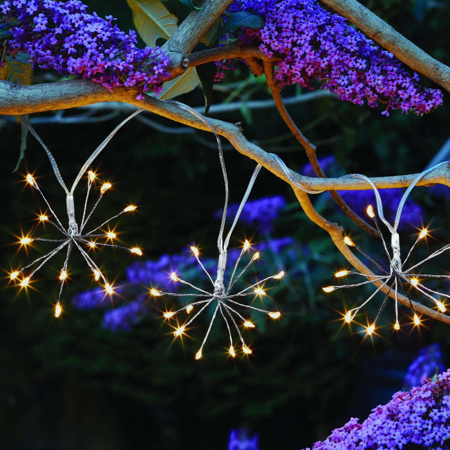 10 Starburst String Lights ⸱ solárna svetelná reťaz