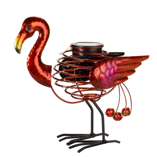Flamingo Spiralight ⸱ solárna dekorácia do záhrady