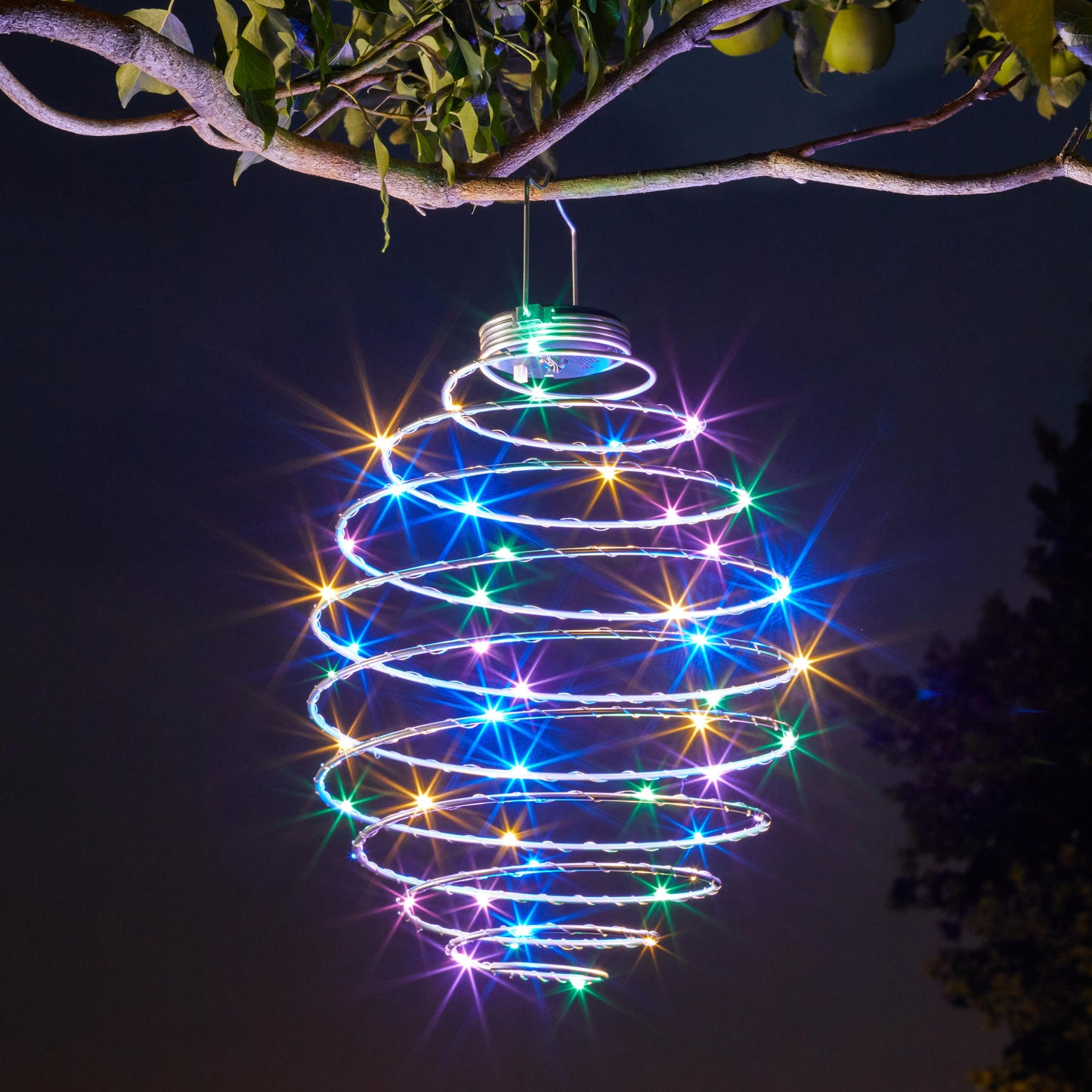 Mega Spiralight Rainbow ⸱ solárna dekorácia svietiaca špirála