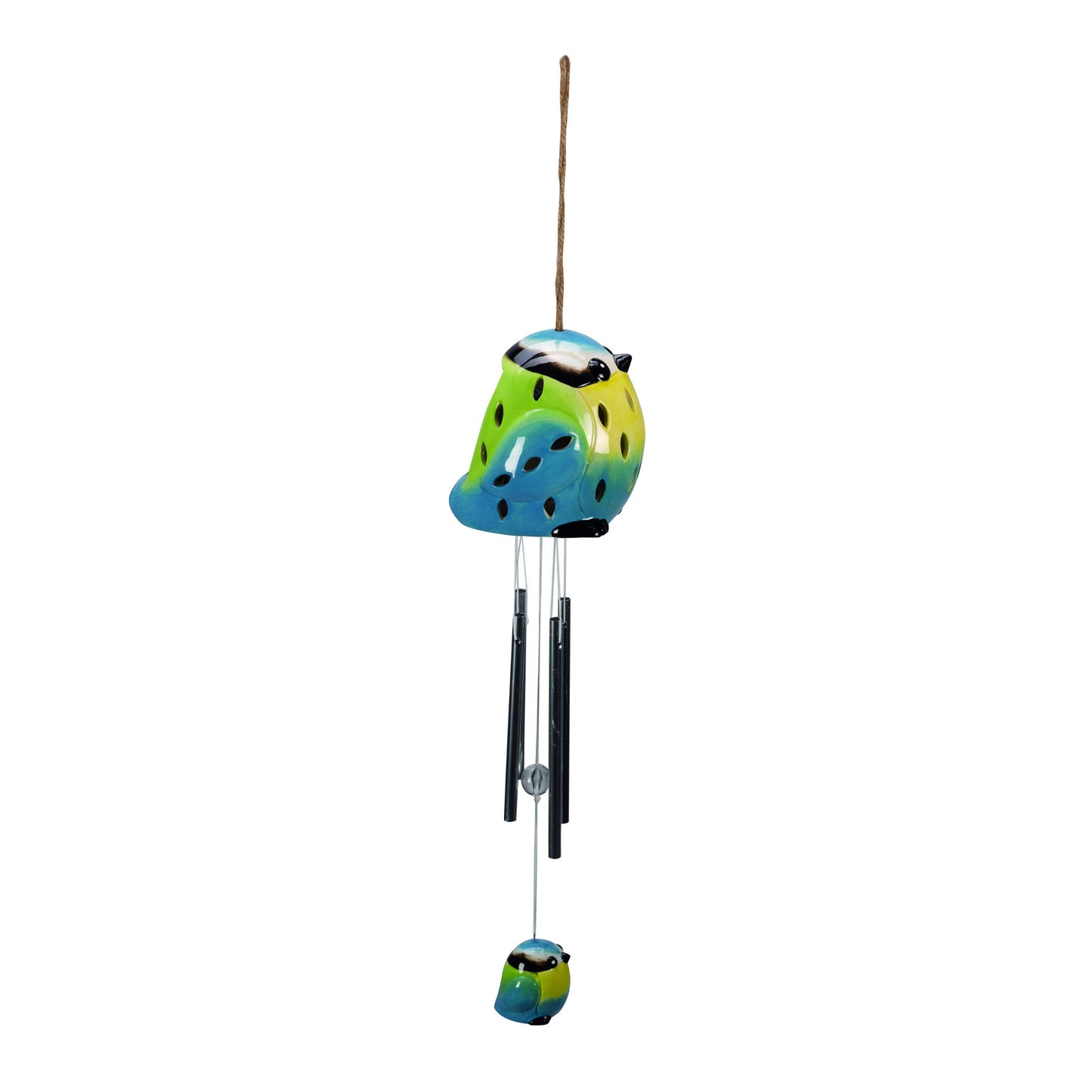 Blue Tit ⸱ záhradná zvonkohra so solárnym svetlom