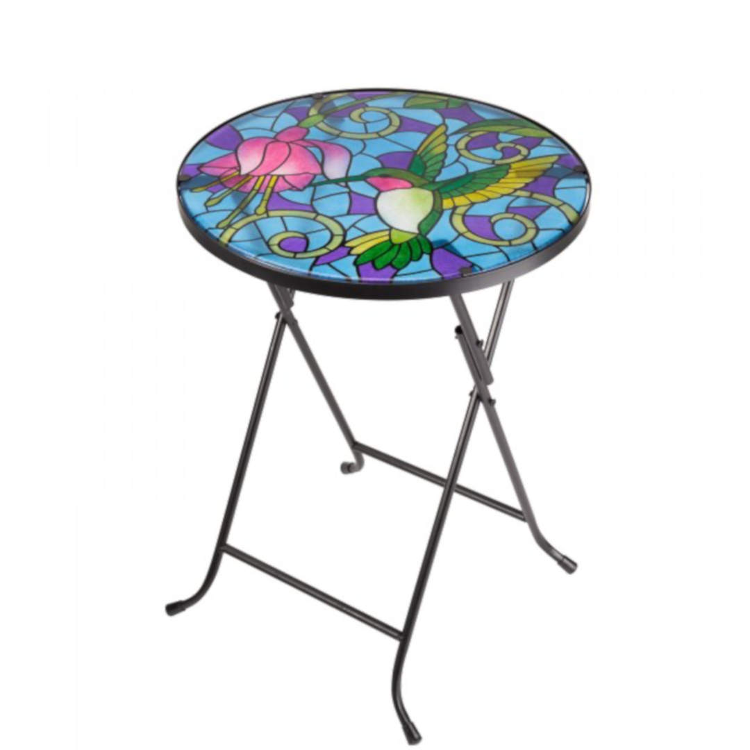 Hummingbird Table ⸱ sklenený záhradný stolík