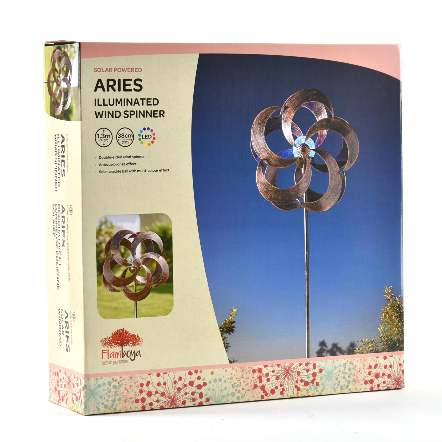 Aries ⸱ veterník so solárnym svetlom