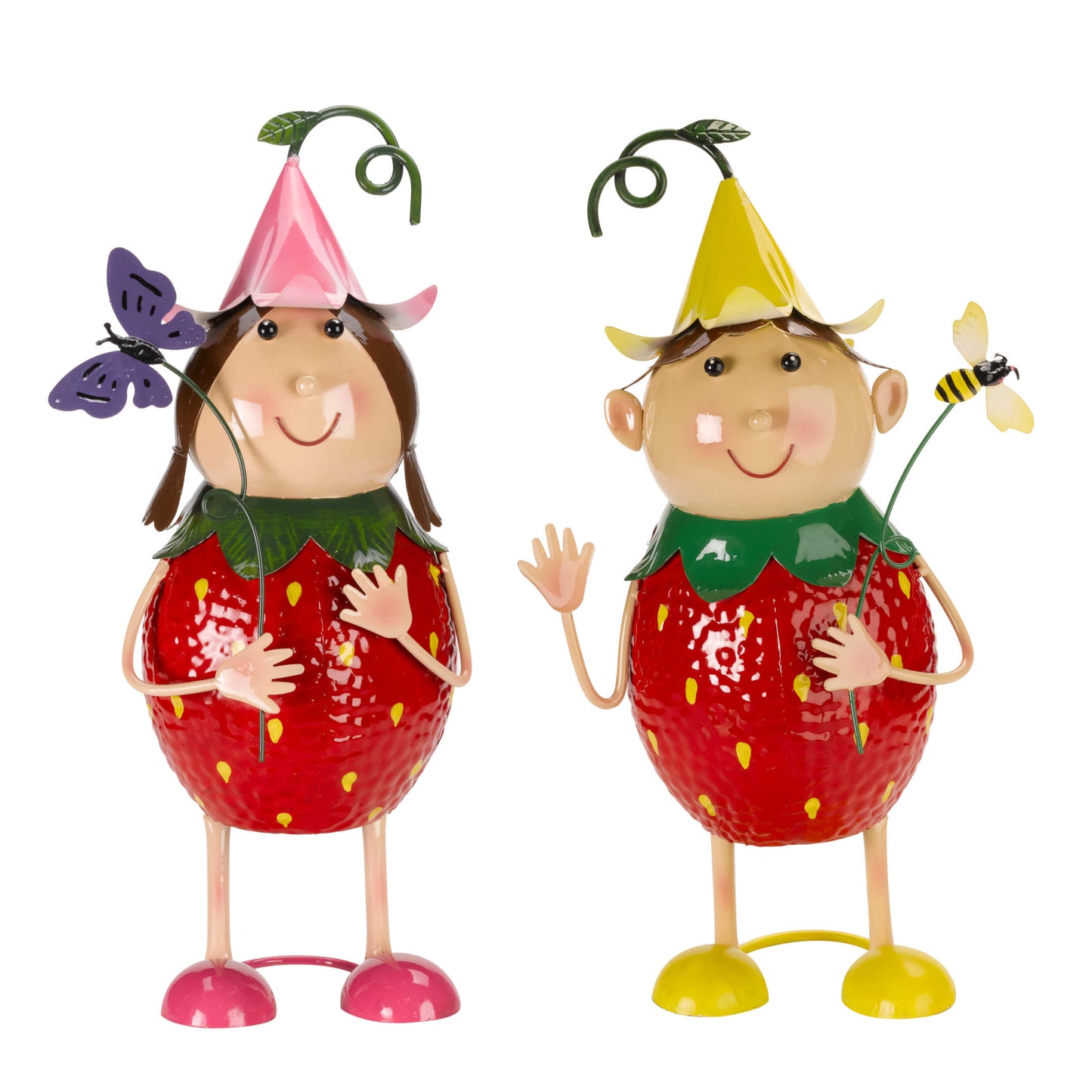 Strawberry Friends ⸱ kovové figúrky jahodníkov