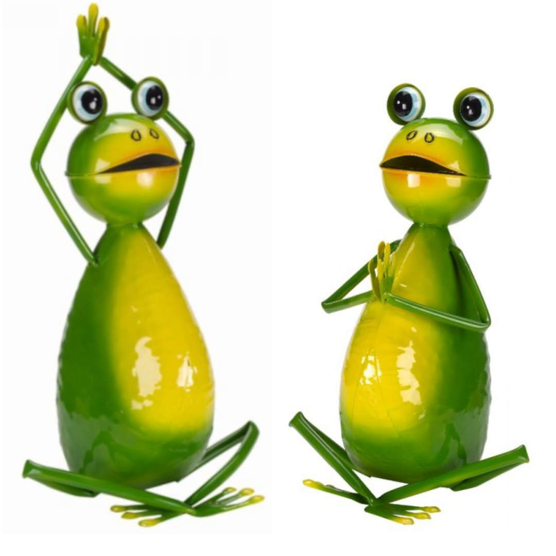 Yoga Frogs ⸱ kovové figúrky žabiek