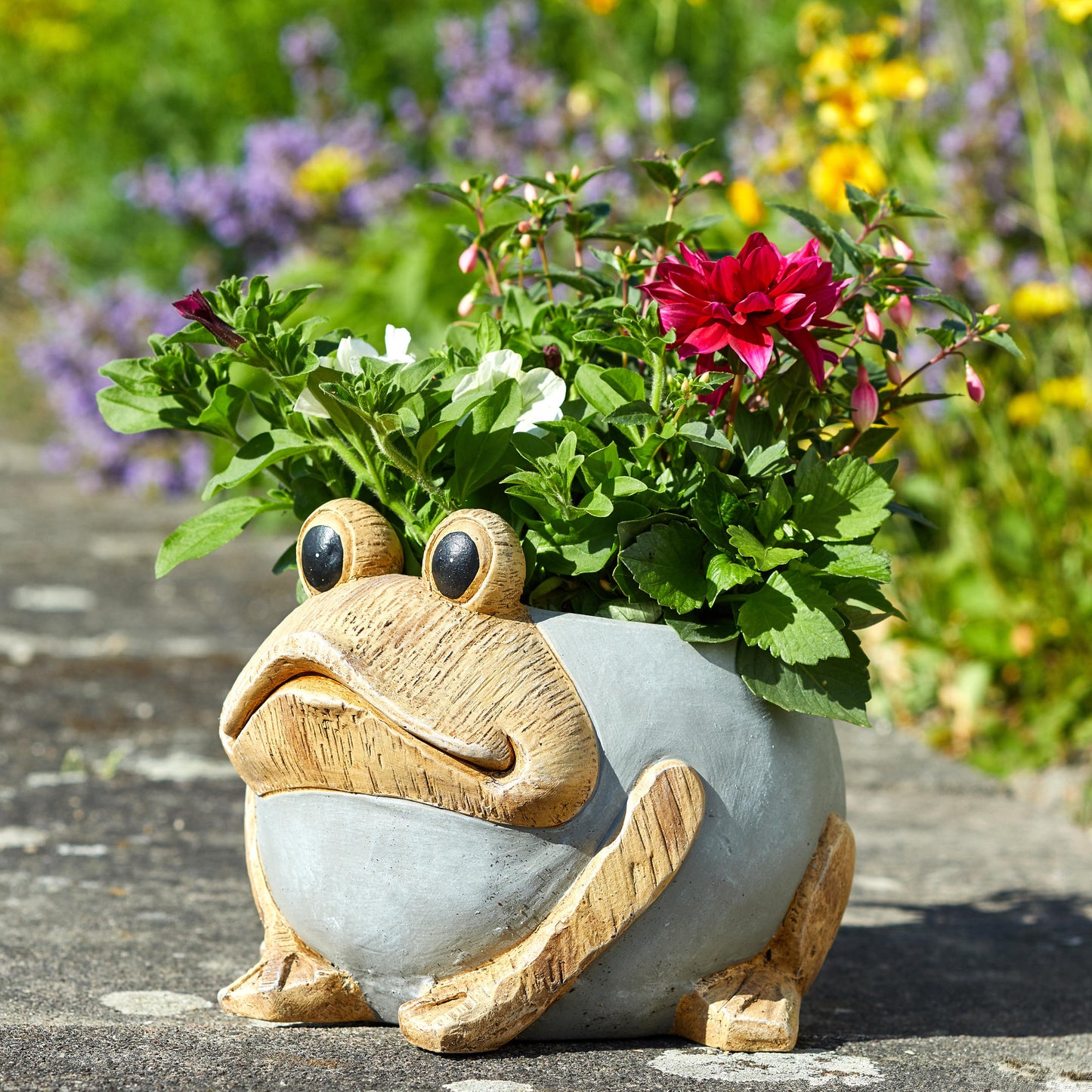 Woodstone Frog Planter ⸱ dekoračný kvetináč