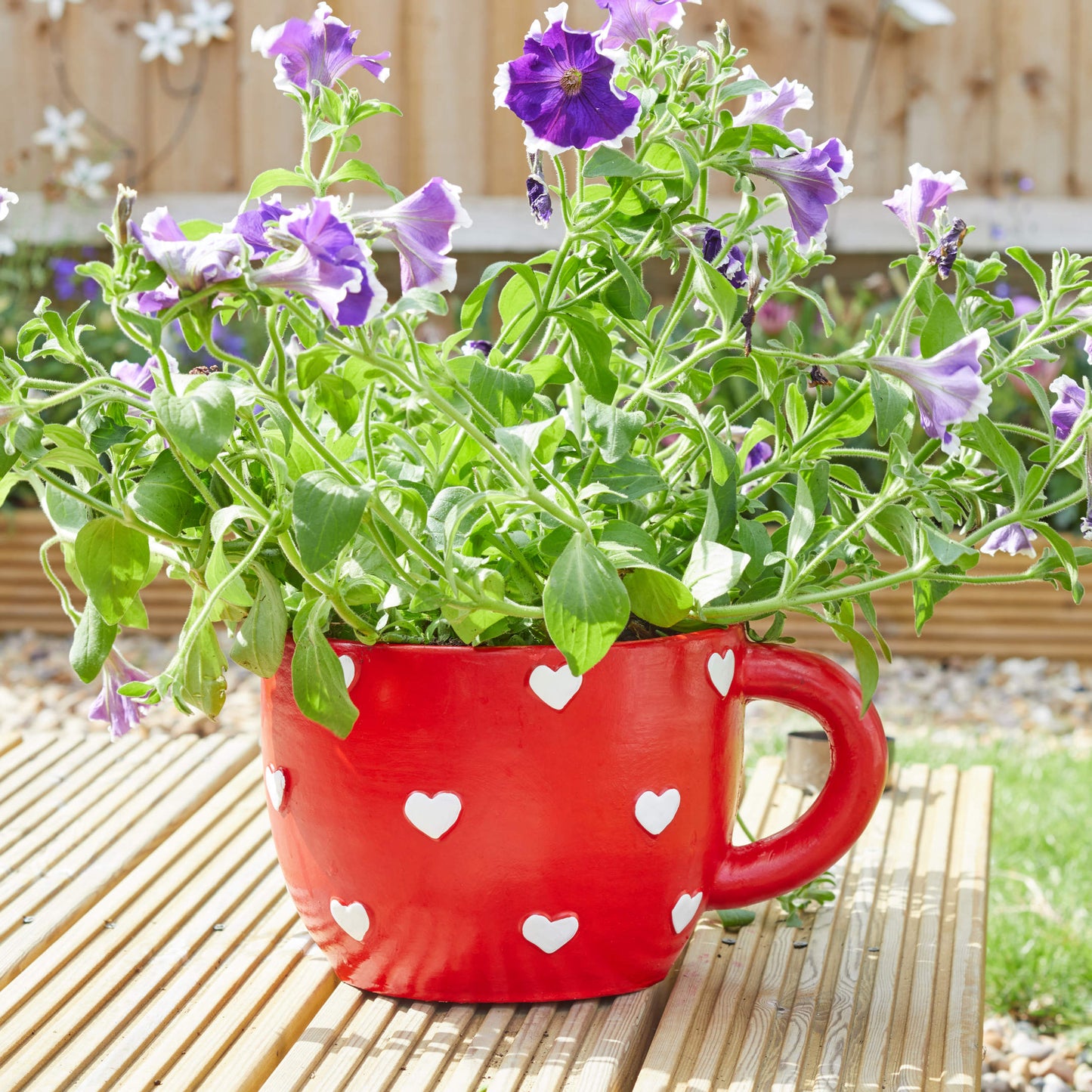 Teacup Heart ⸱ dekoračný kvetináč (čajová šálka)