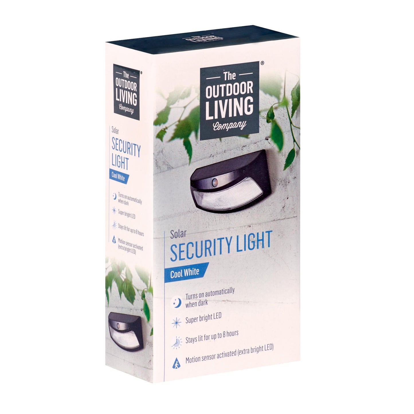 Balenie so solárnym svietidlo Black Solar Security Wall Light od The Outdoor Living Company