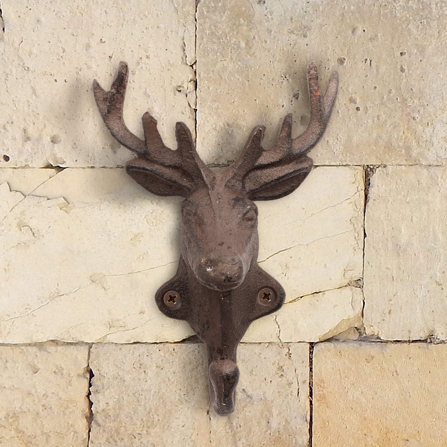 Deer Head Coat Hook ⸱ liatinový vešiak s háčikom