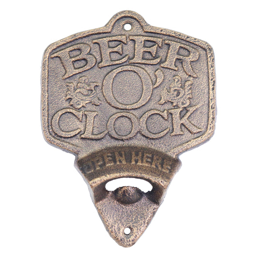 BEER O`CLOCK ⸱ otvárač fliaš na stenu