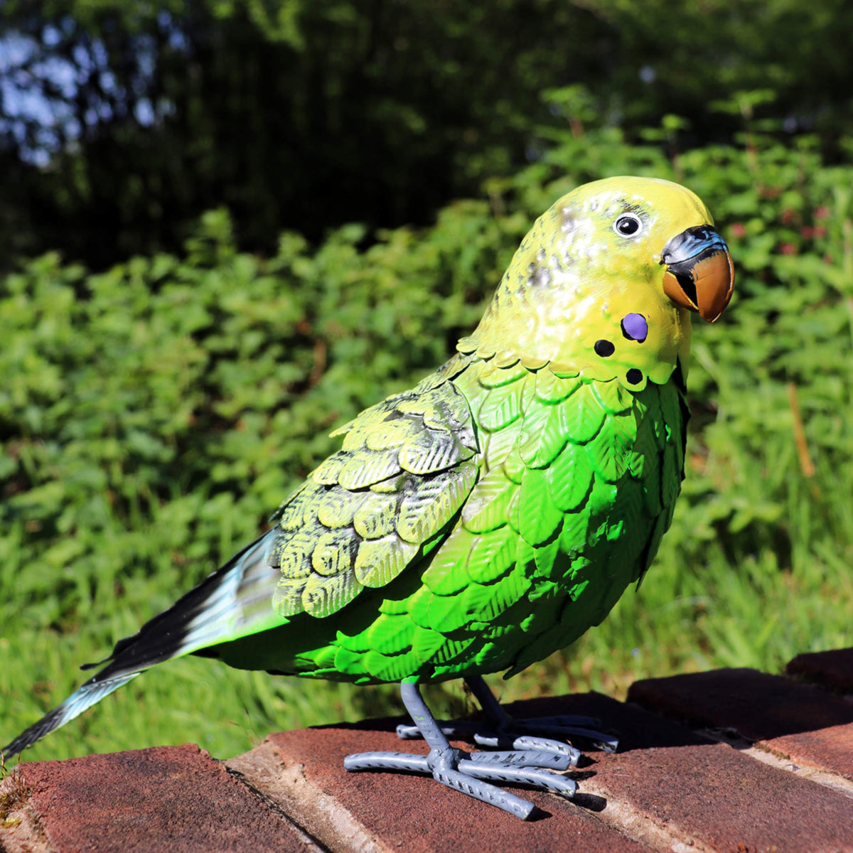 Deluxe Green Budgie # zelená kovová andulka