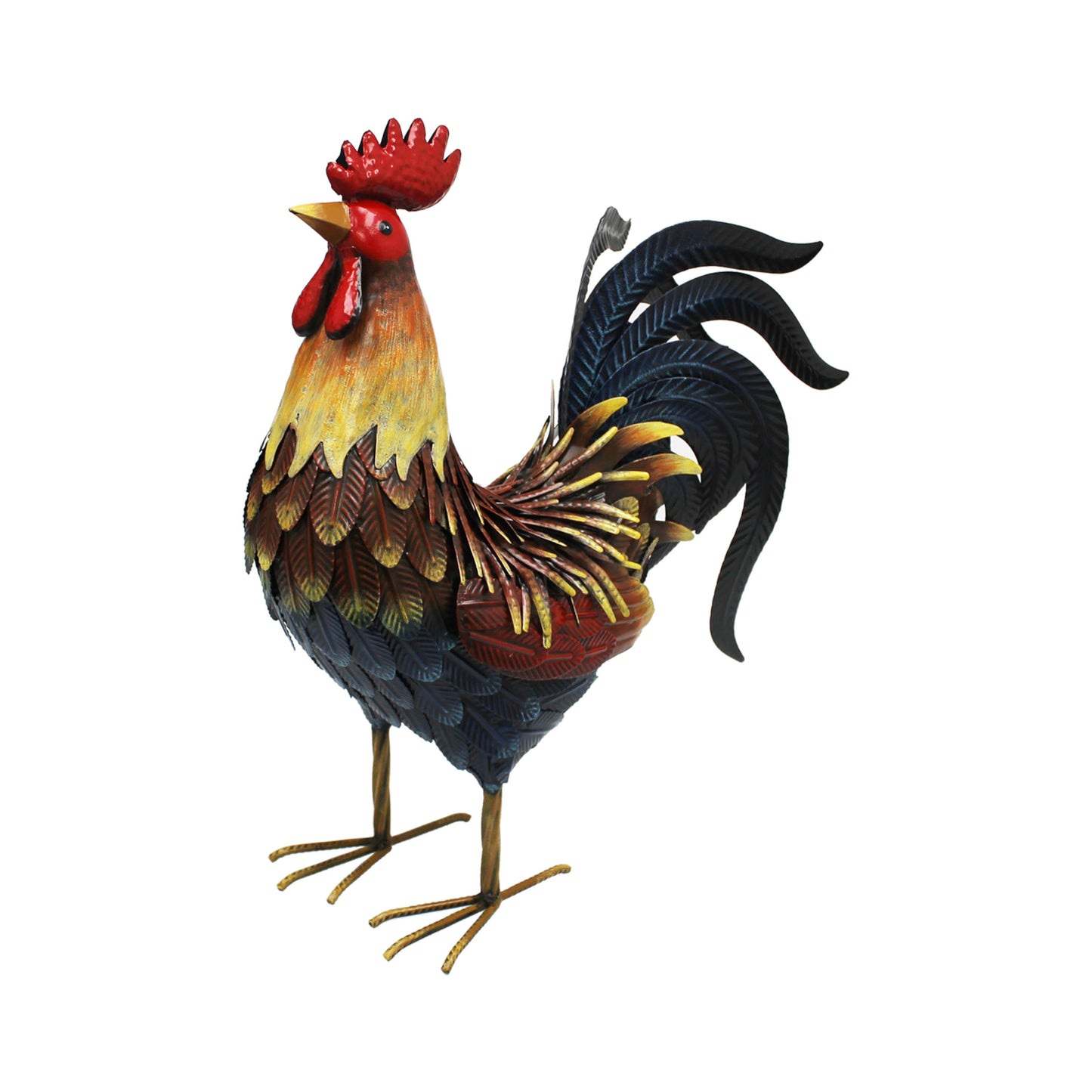 Bantam Rooster ⸱ kovová socha kohúta