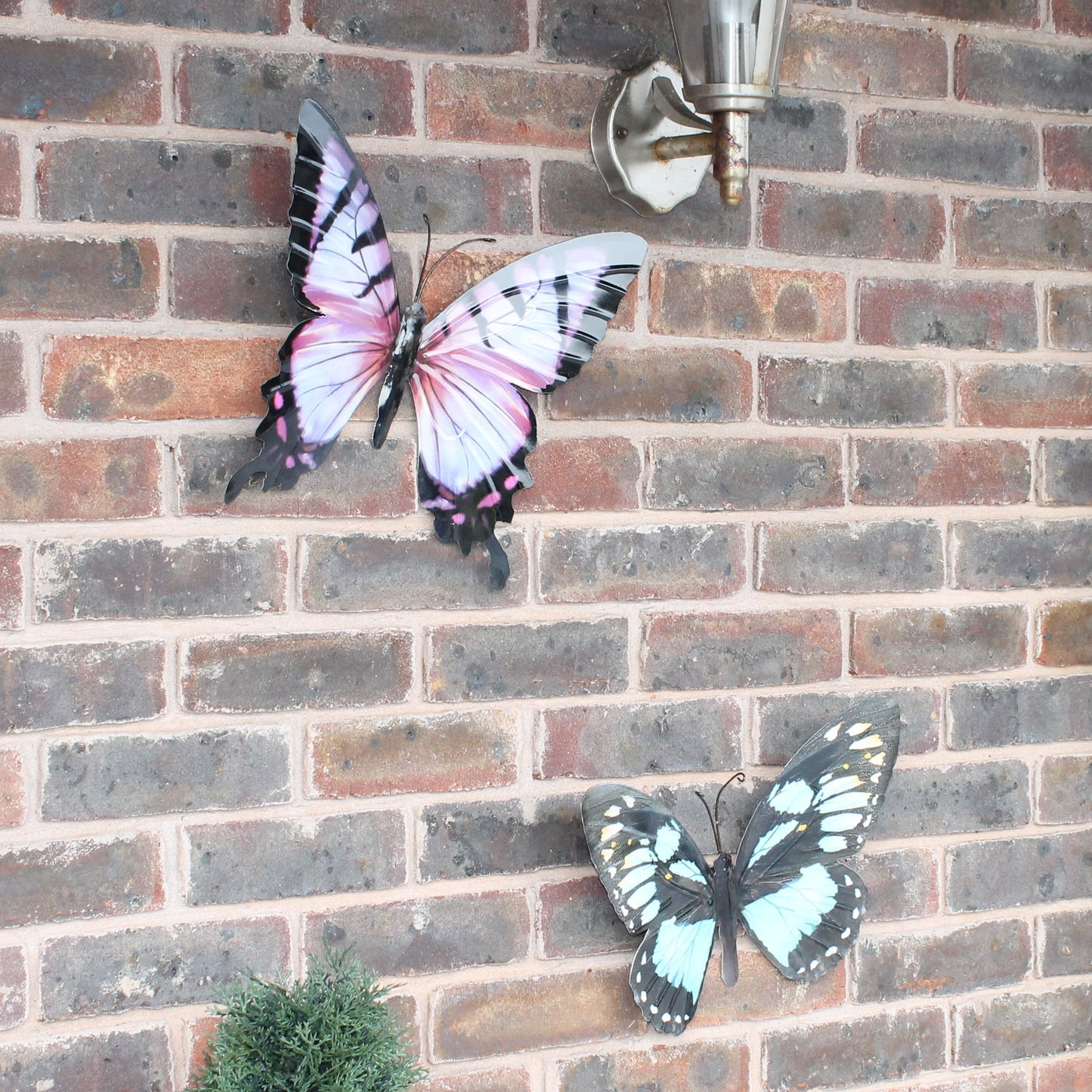 Large Butterfly Pink ⸱ kovový rúžový motýľ