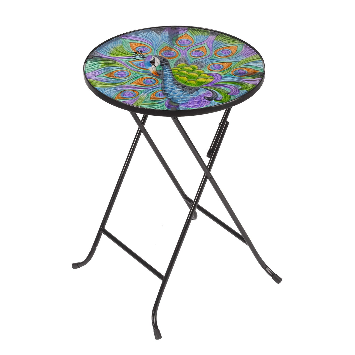 Peacock Table ⸱ sklenený záhradný stolík