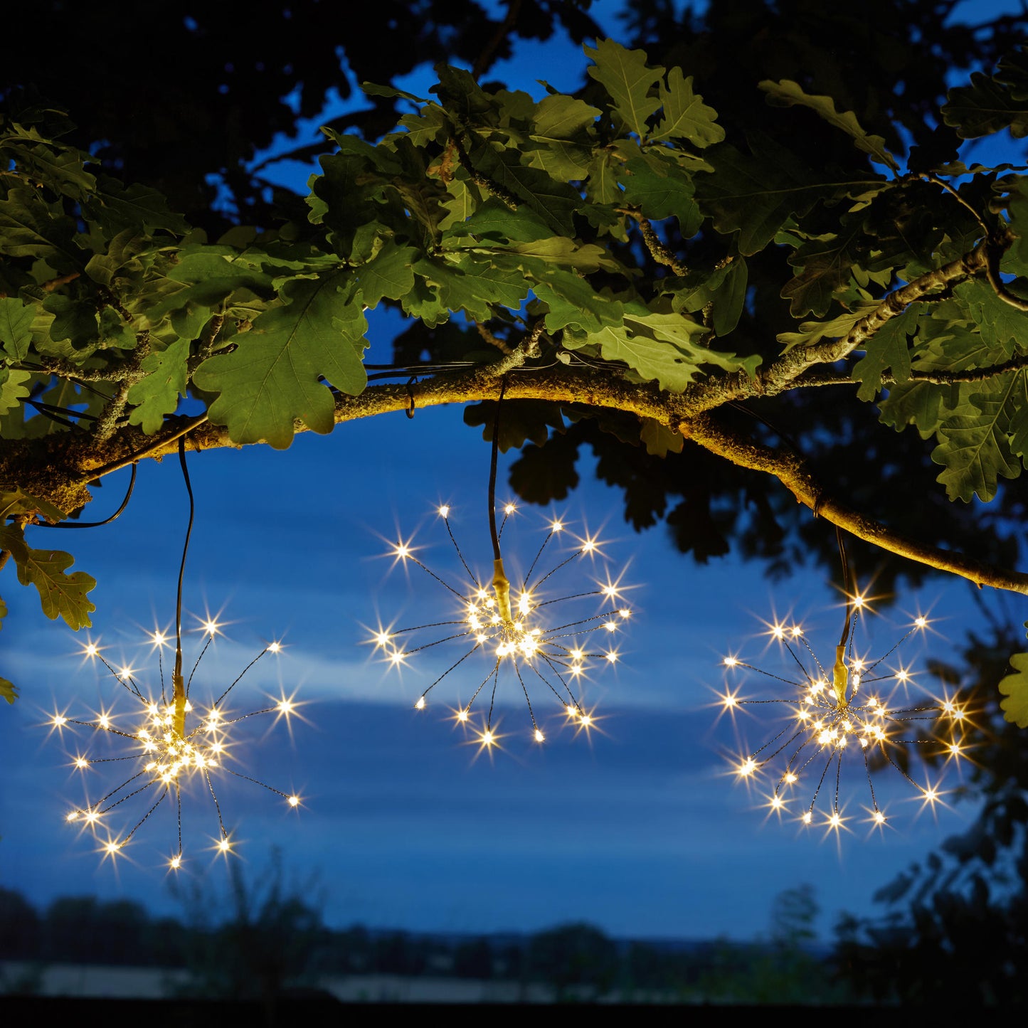 Triple Starburst String Light ⸱ solárna svetelná reťaz