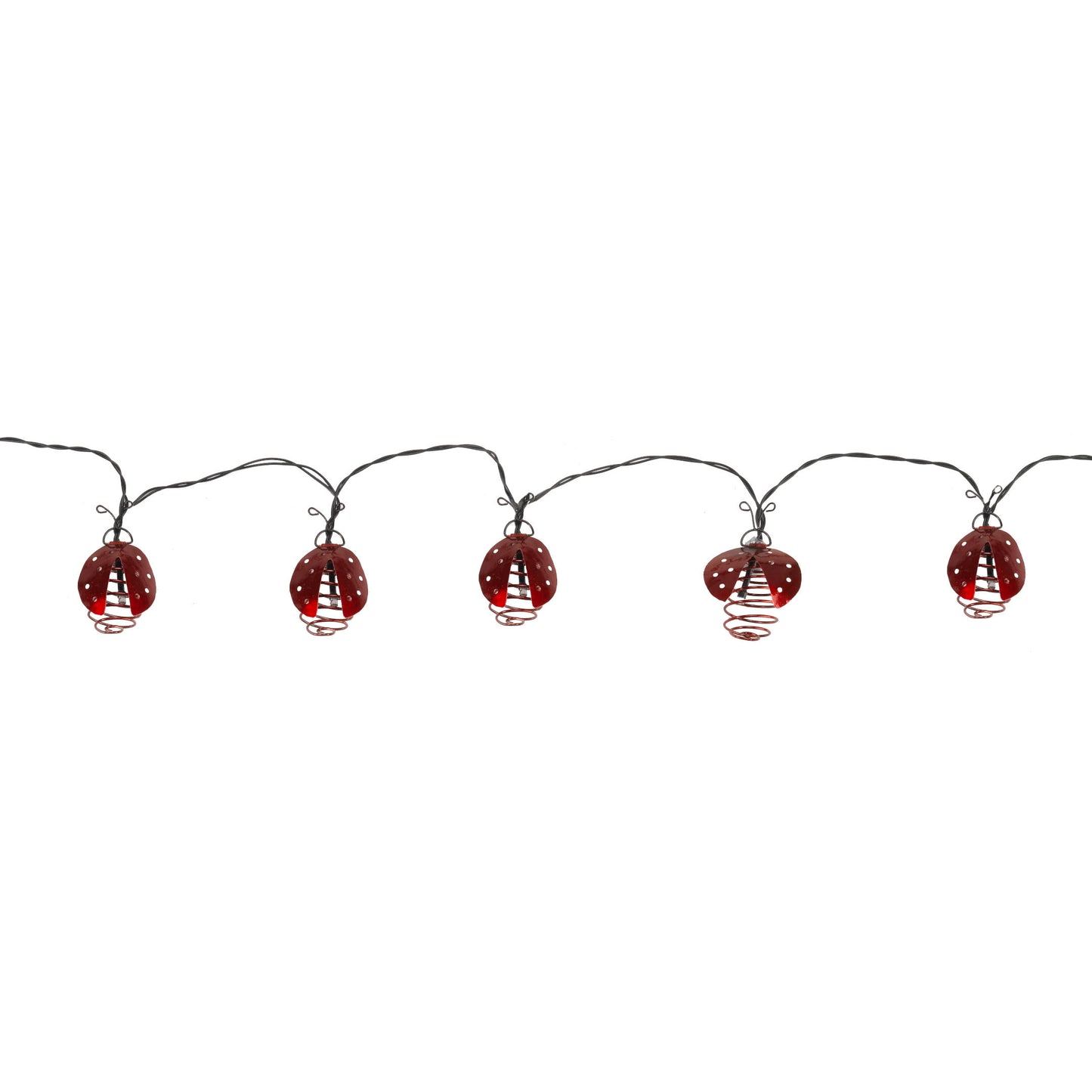 10 Ladybird String Lights ⸱ solárna svetelná reťaz