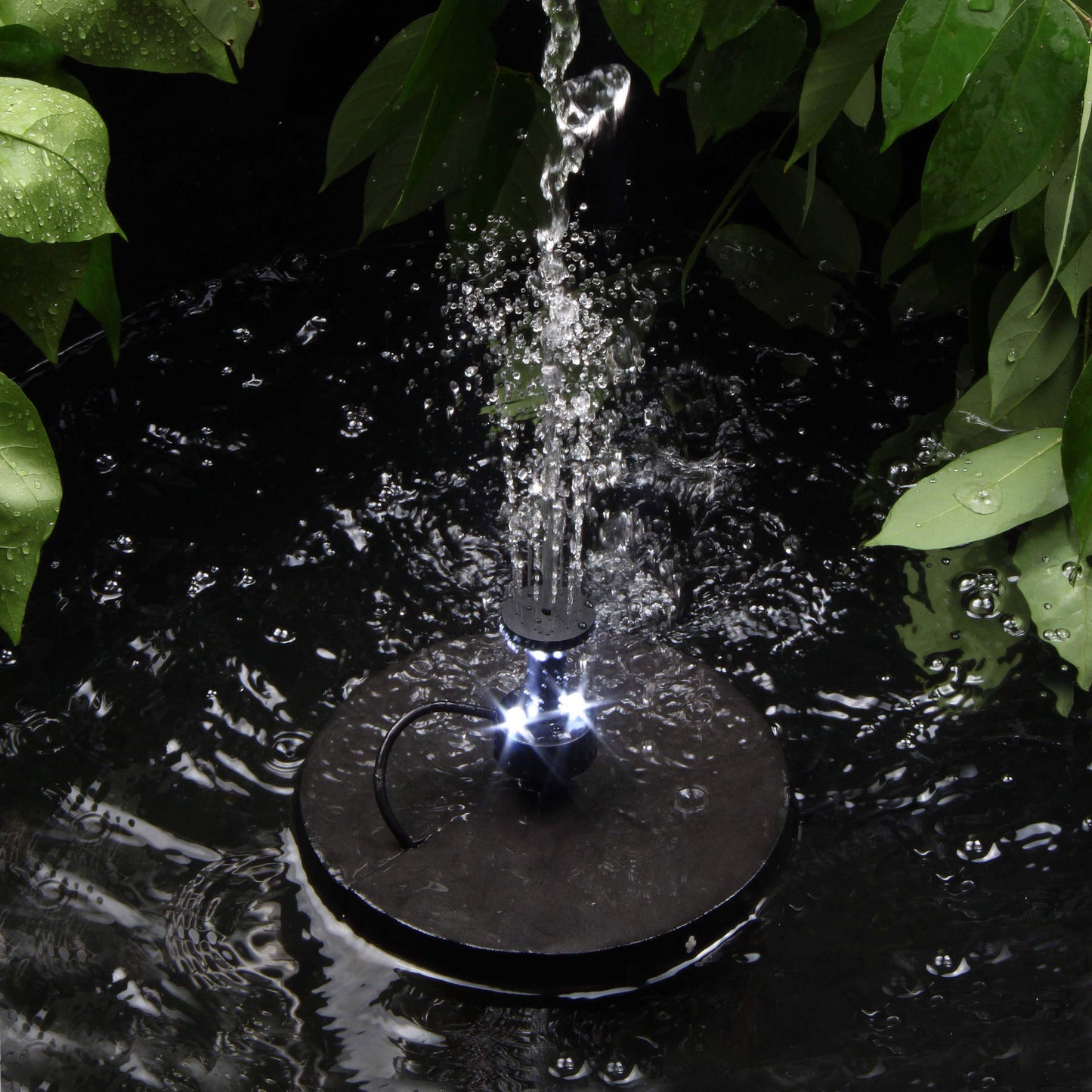 Sunjet 300 Dual Water Pump ⸱ solárny vodotrysk s osvetlením do záhradného jazierka