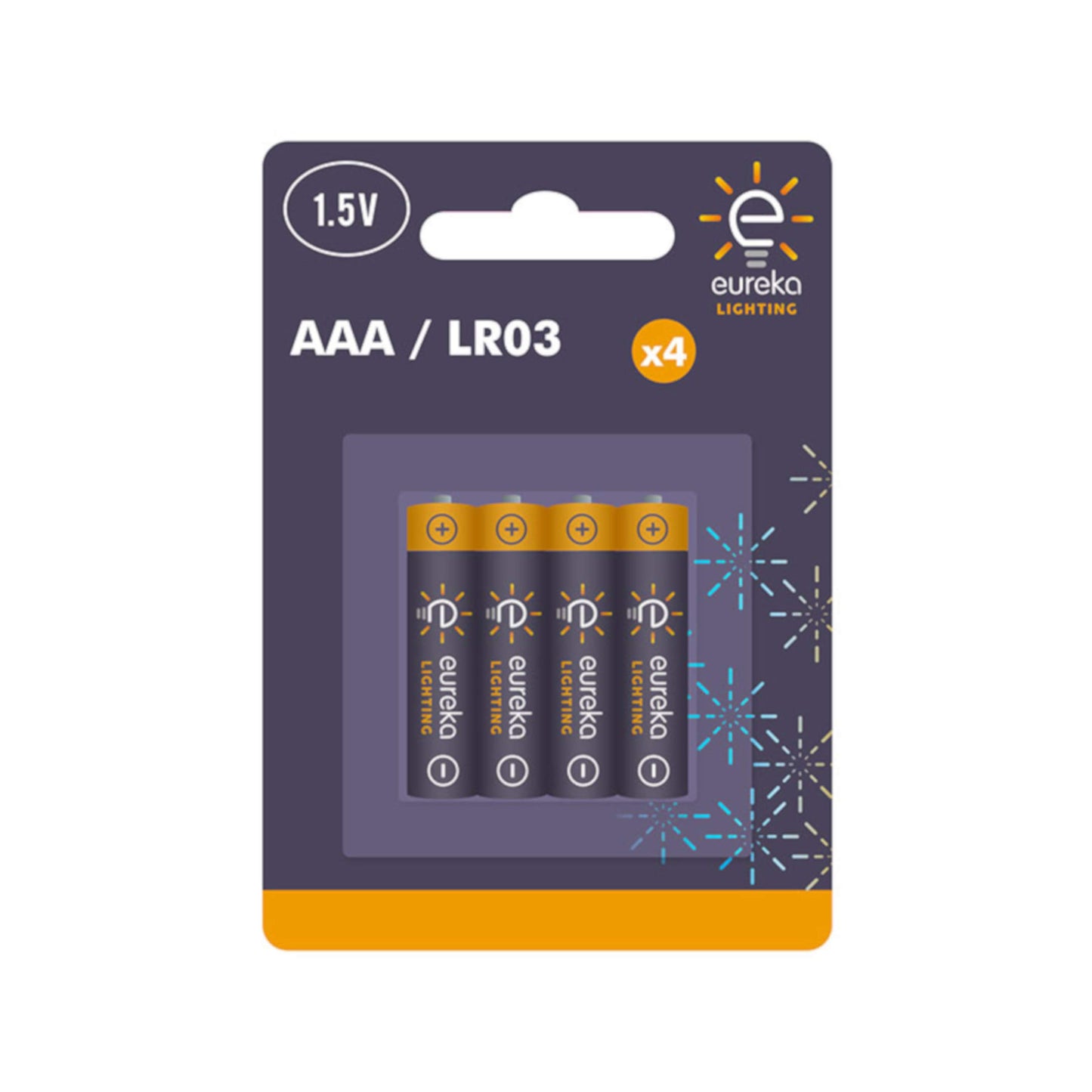 Alkalická batéria AAA/LR03 od Eureka Lighting