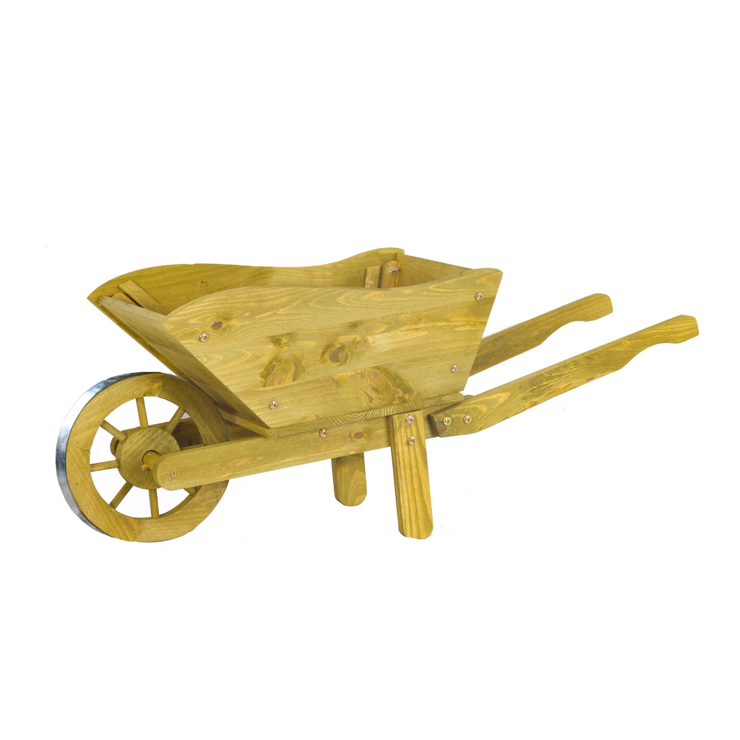 Woodland Wheelbarrow XL ⸱ drevený fúrik (kvetináč)