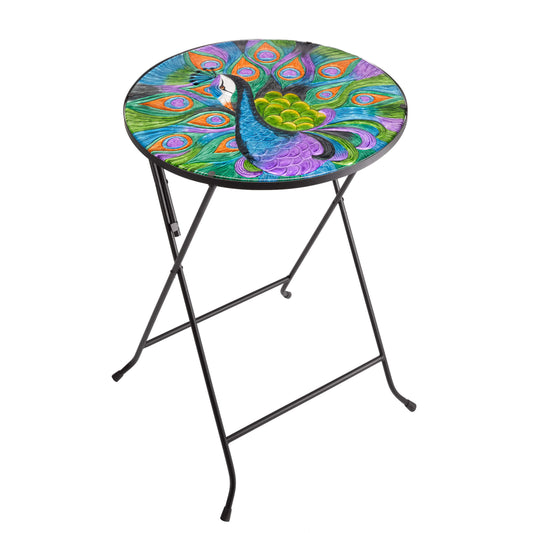 Peacock Table XL ⸱ sklenený záhradný stolík
