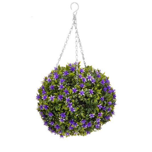 Topiary Lily Flower Ball ⸱ závesná guľa s umelými kvetmi ľalie