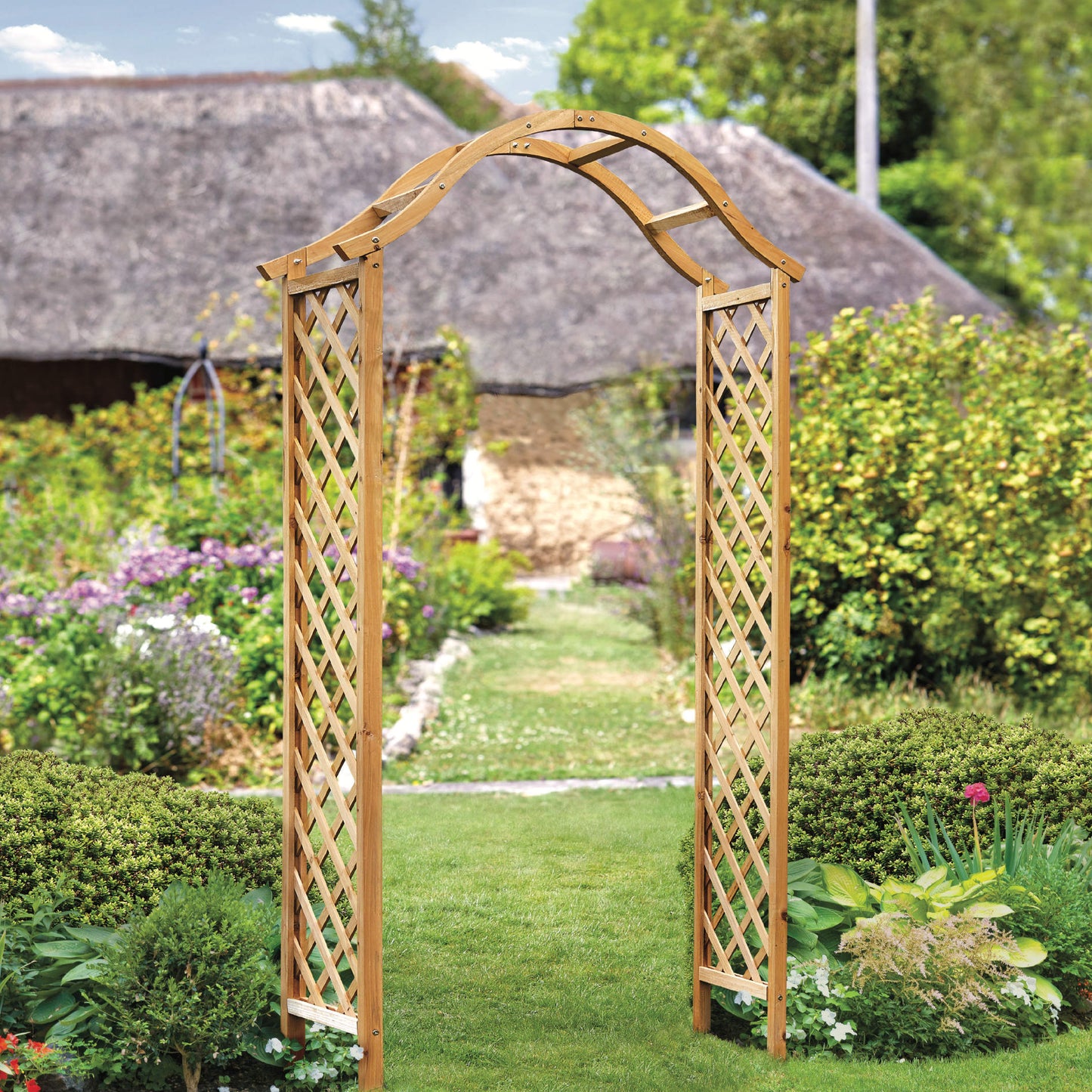Woodland Arch ⸱ záhradný drevený oblúk