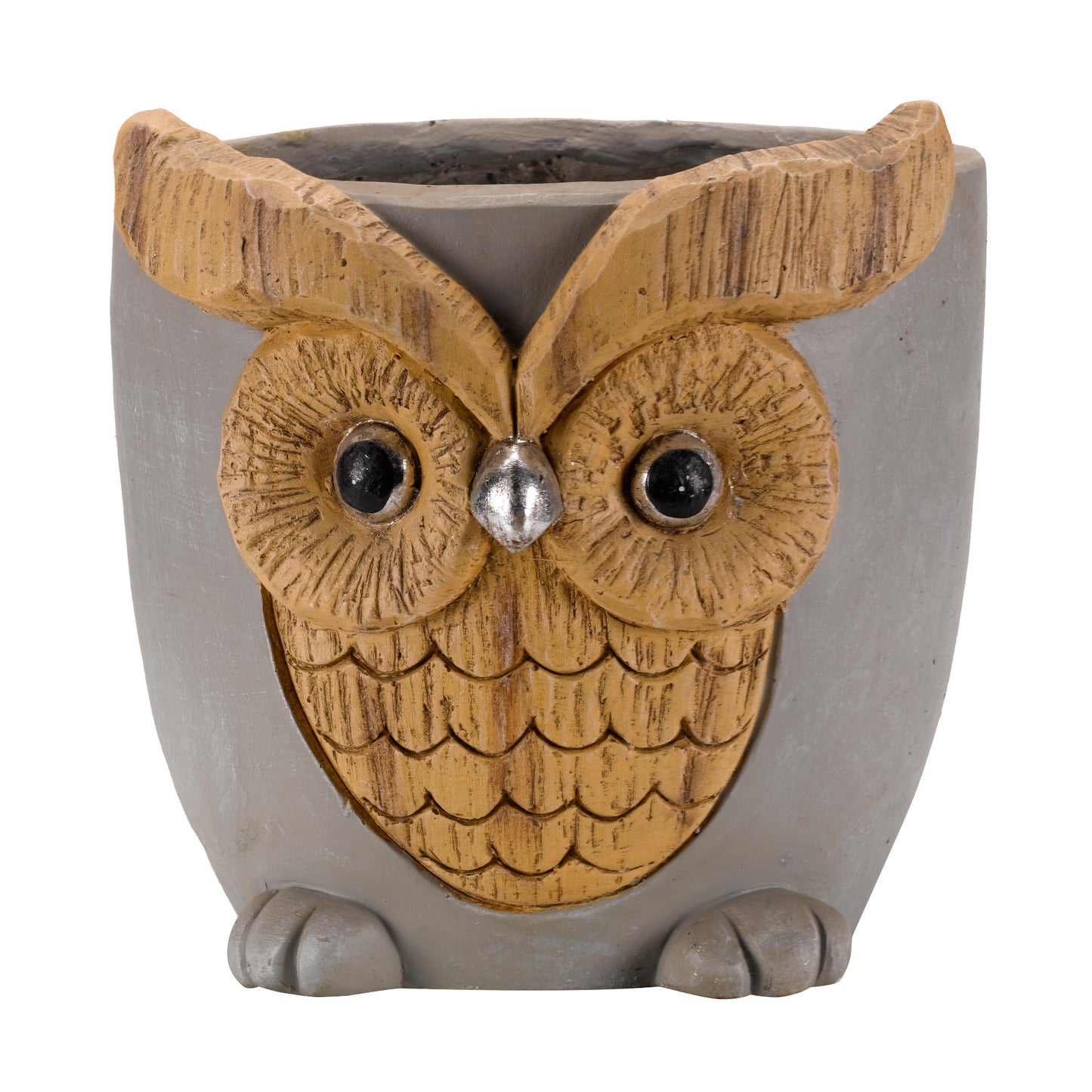 Woodstone Owl Planter ⸱ dekoračný kvetináč
