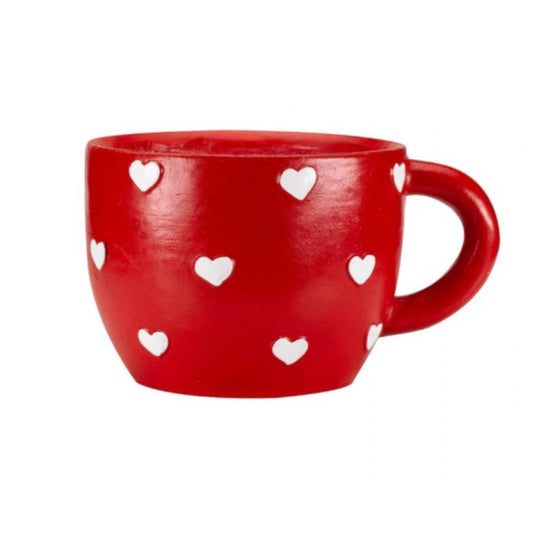 Teacup Heart ⸱ dekoračný kvetináč (čajová šálka)
