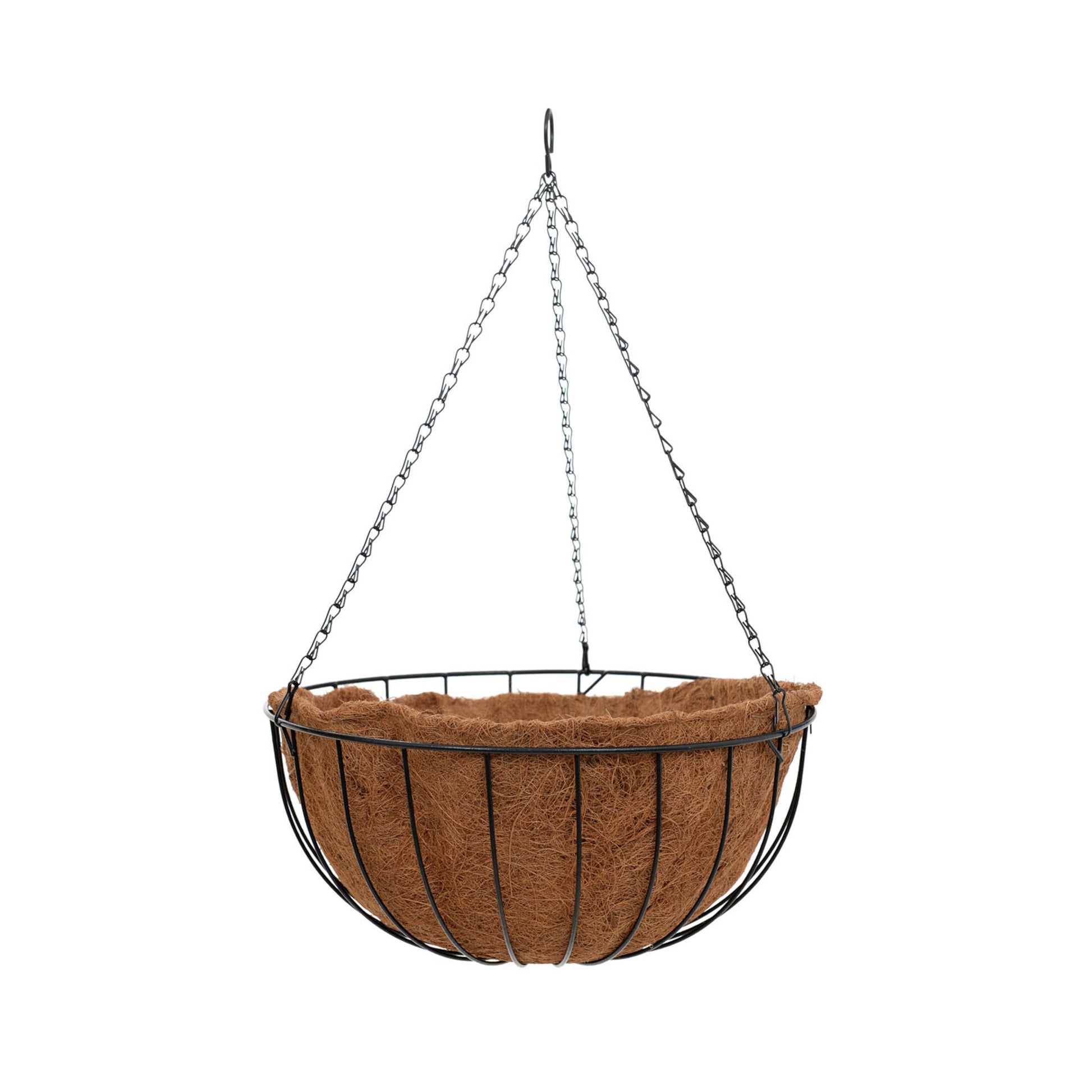 Drôtený závesný kvetináč s kokosovou vložkou Smart Basket 