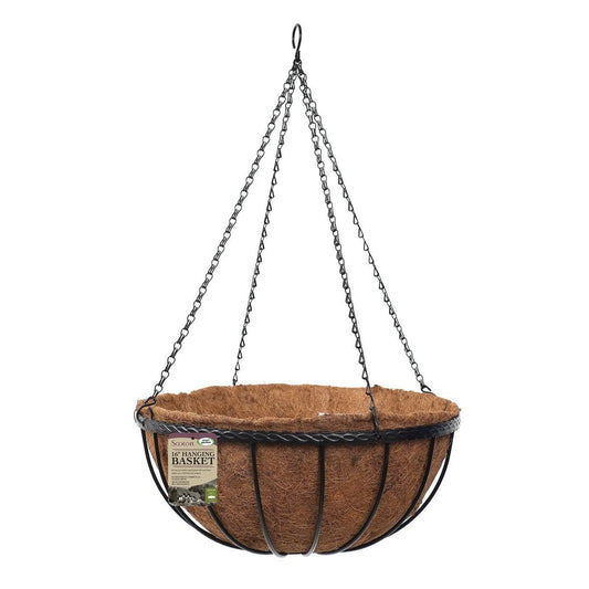 Saxon Basket ⸱ kovový závesný kvetináč
