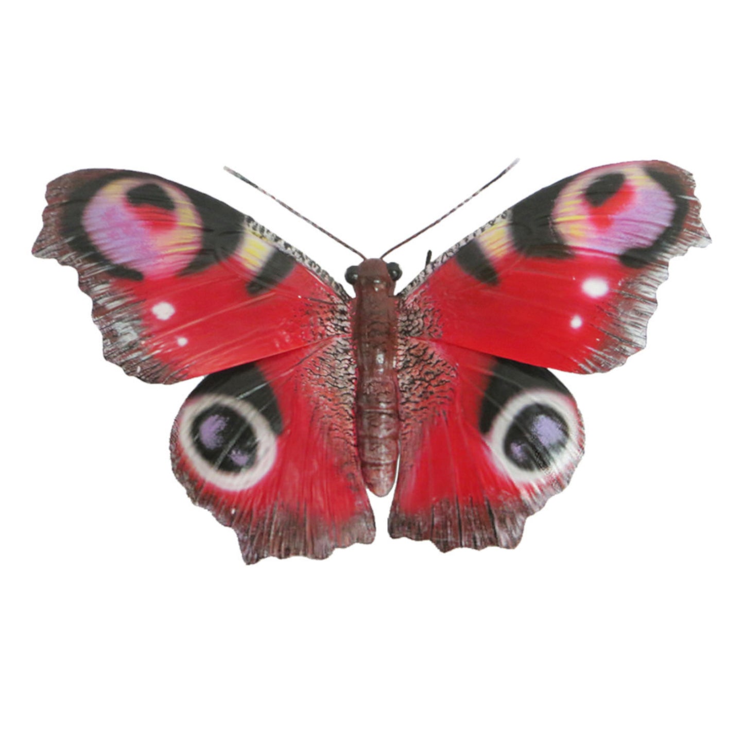 3D Butterfly Red ⸱ kovový motýľ babôčka