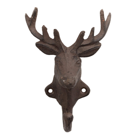 Deer Head Coat Hook ⸱ liatinový vešiak s háčikom