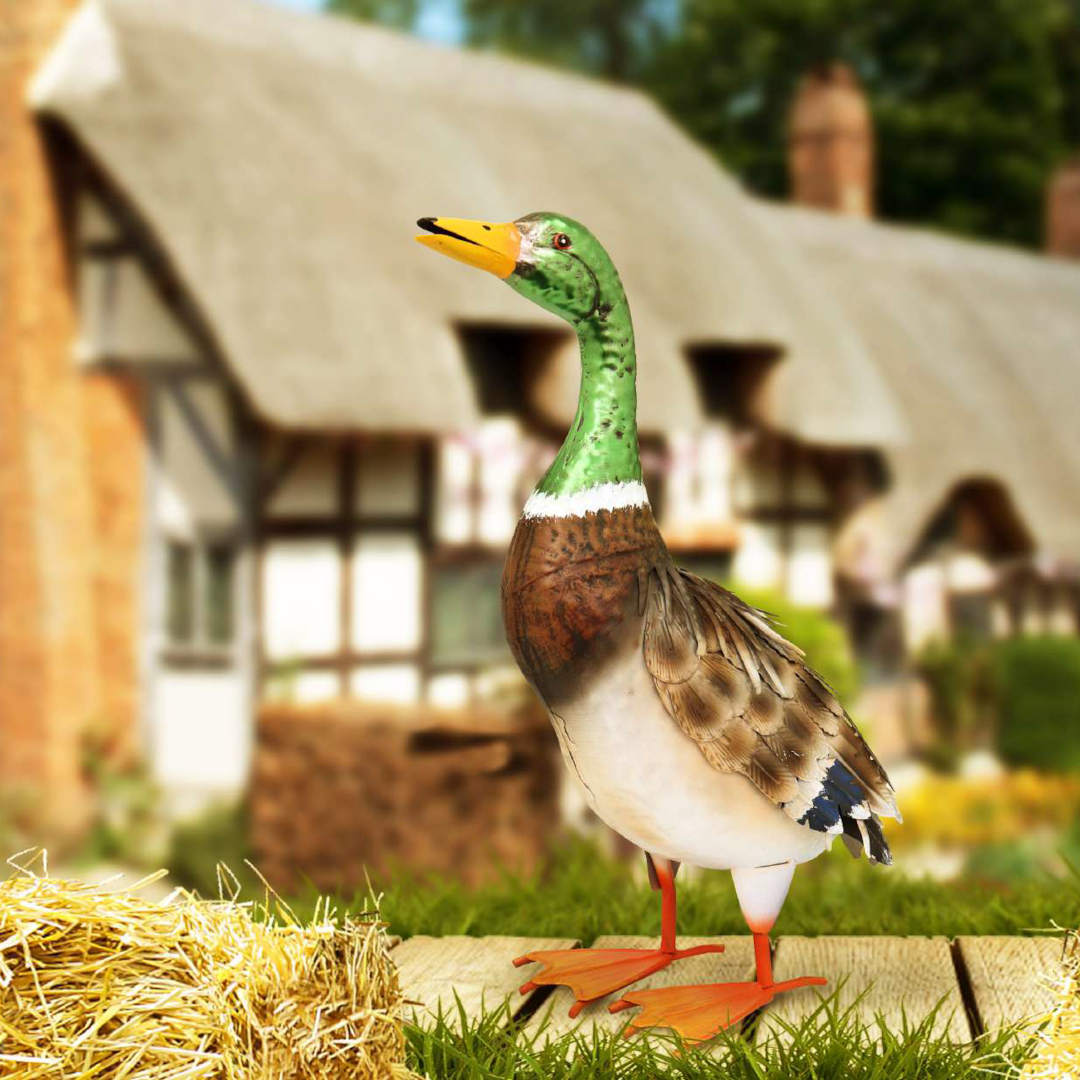 Wild Duck ⸱ kovová socha divého káčera