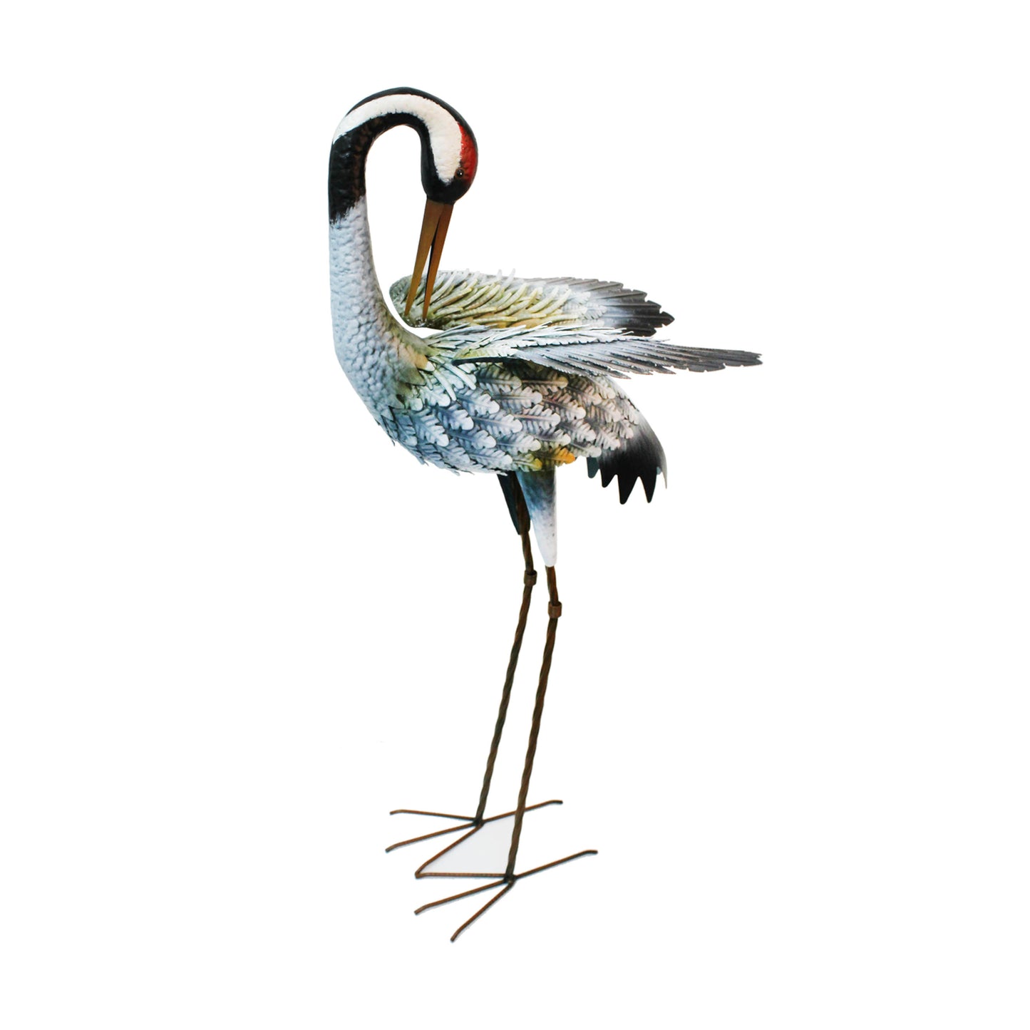 Large Pruning Crane ⸱ kovová socha žeriava