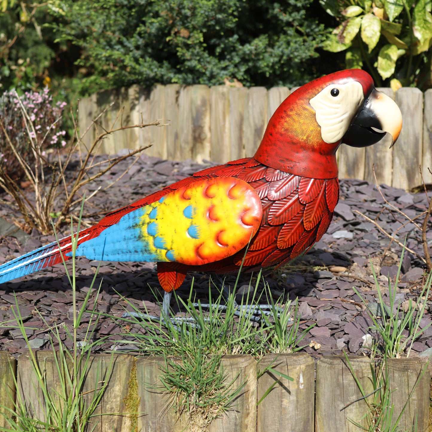 Deluxe Red Parrot # červený kovový papagáj