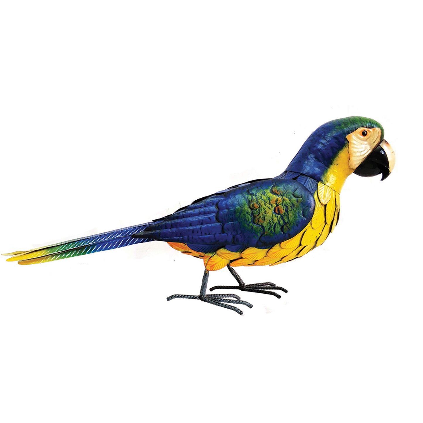 Deluxe Blue Parrot # modrý kovový papagáj