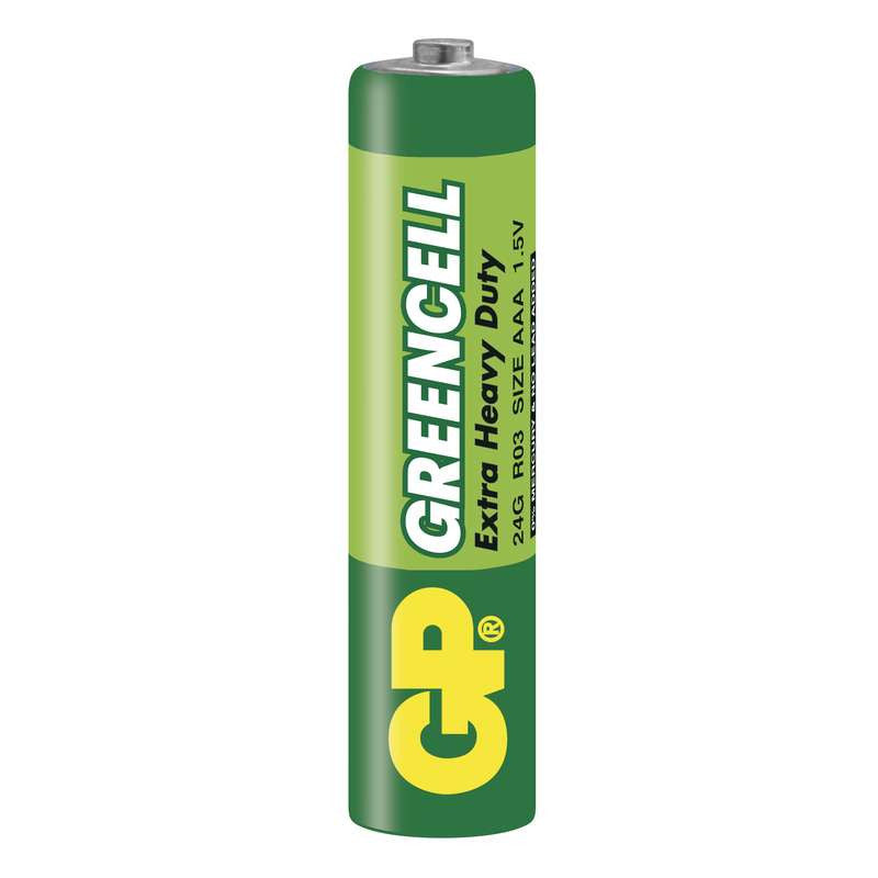 Mikrotužkové batérie GP Greencell R03/AAA
