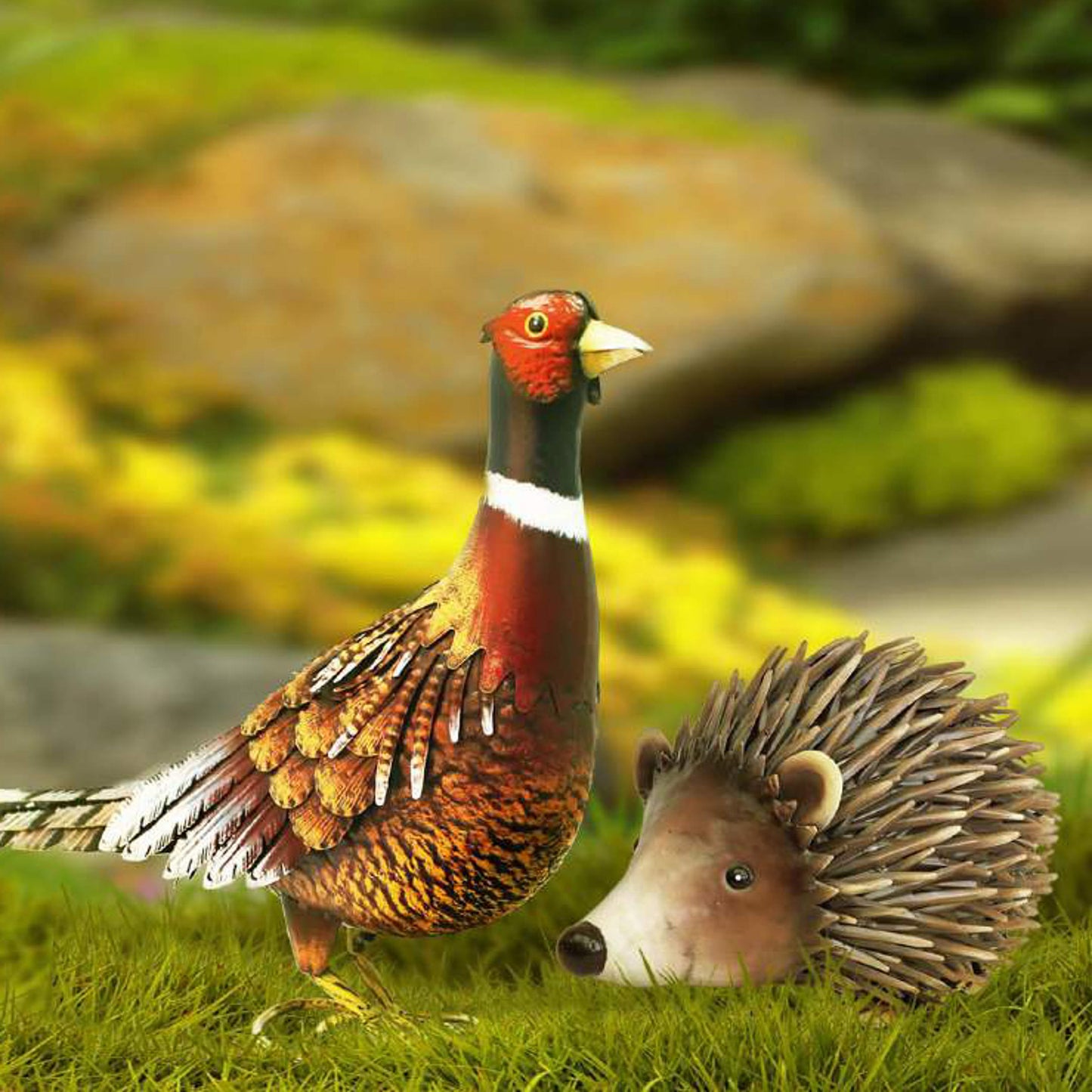 Woodland Hedgehog ⸱ kovová socha ježka