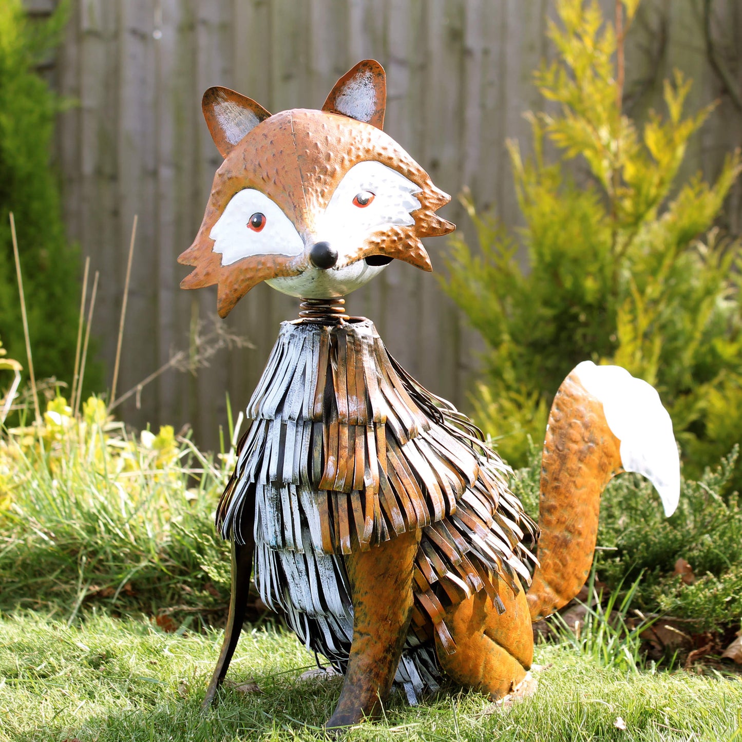 Woodland Fox ⸱ kovová socha líšky