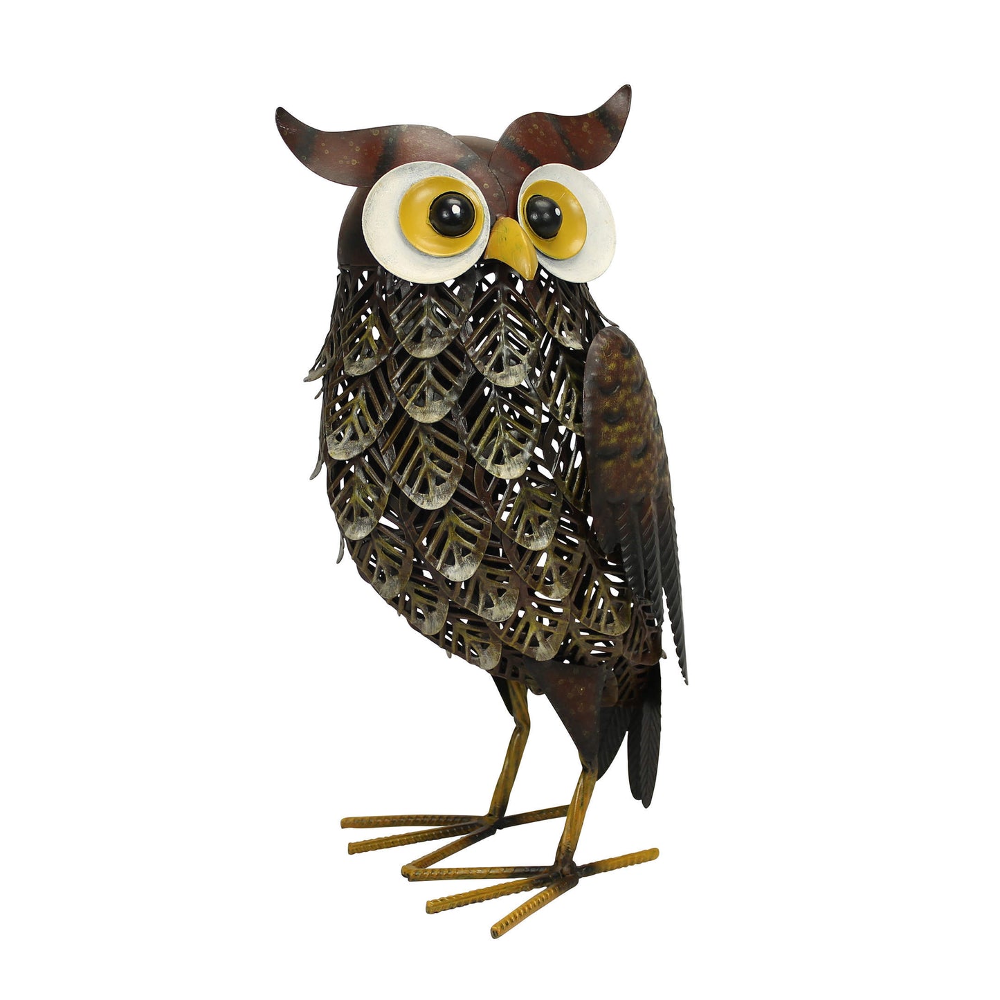 Brown Owl ⸱ kovová socha sovy