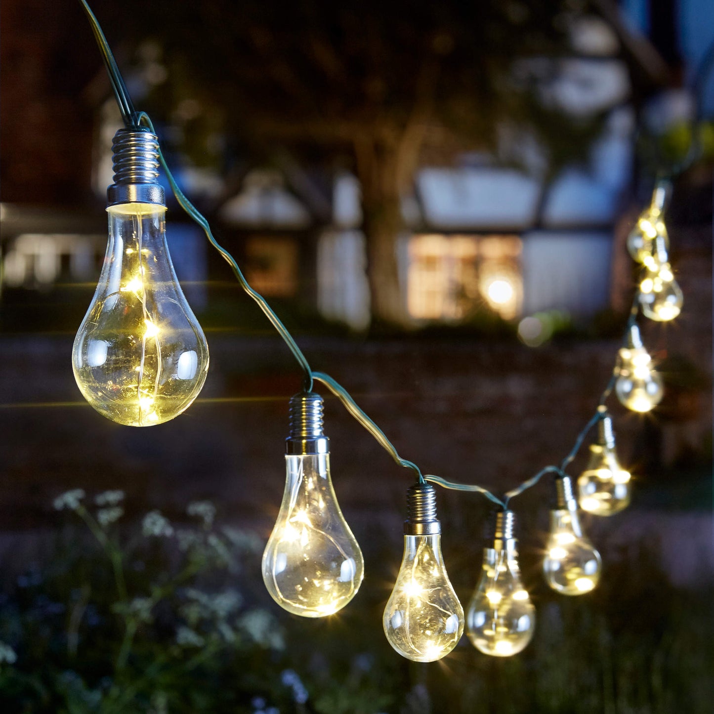 10 Eureka! lightbulbs ⸱ solárna svetelná reťaz