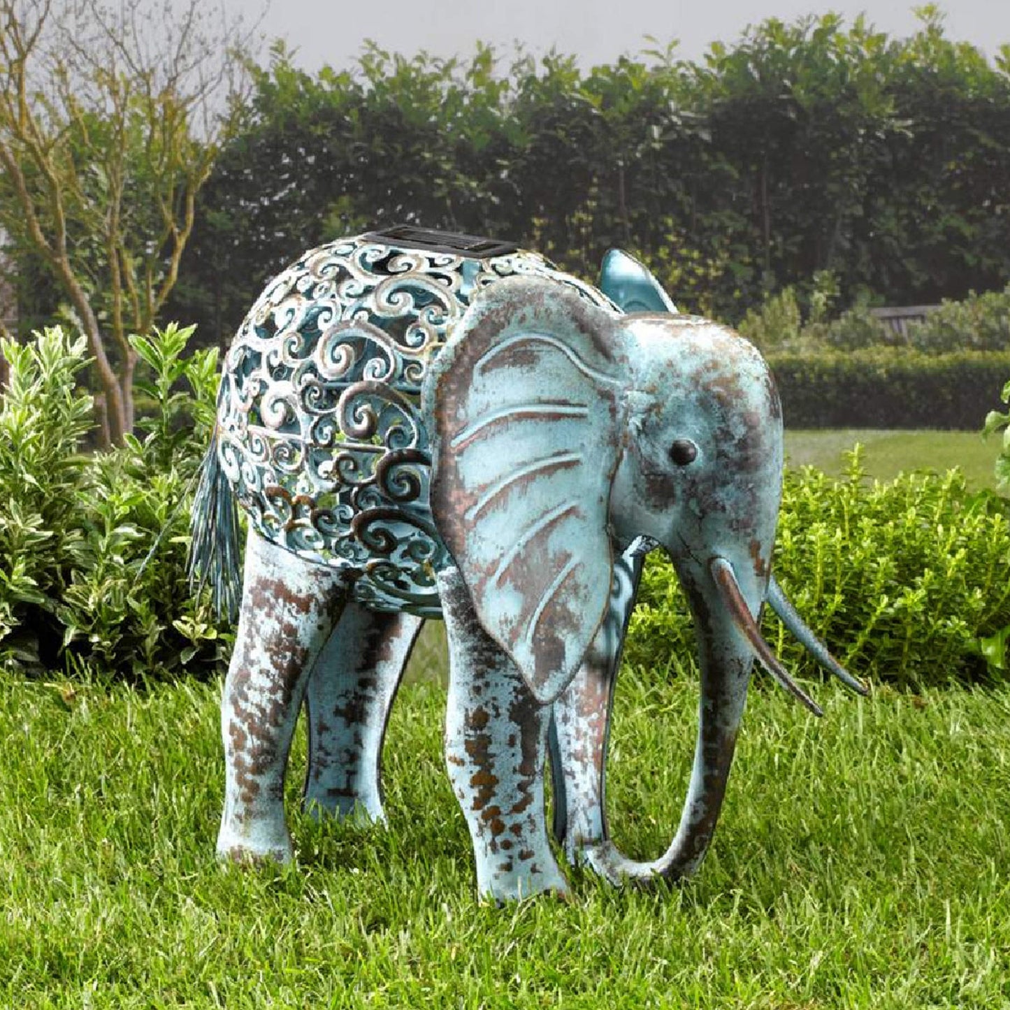 Silhouette Elephant ⸱ solárna dekorácia