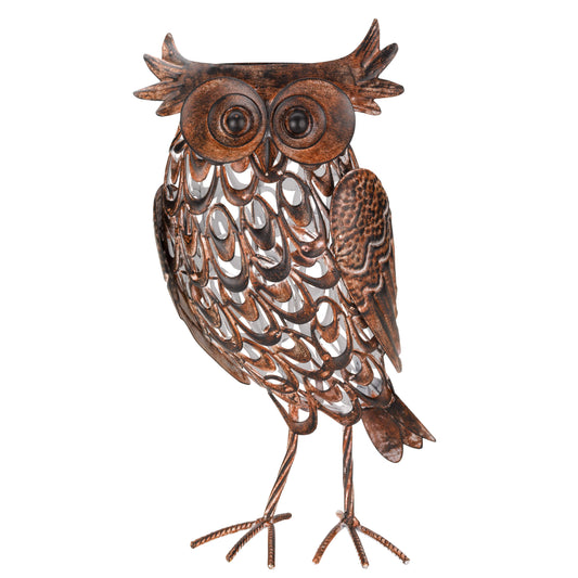 Silhouette Giant Owl ⸱ solárna dekorácia
