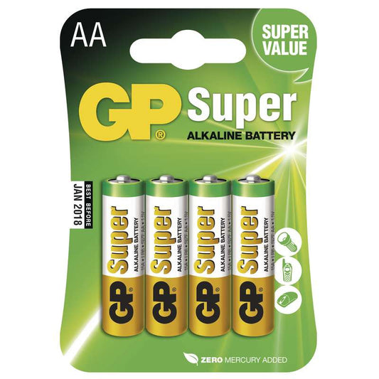 Tužkové batérie GP Super R06/AA